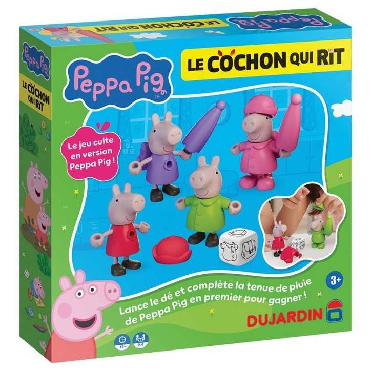 Cochon qui rit - Jeu de société - DUJARDIN - Peppa Pig - 2 a 4 joueurs - Des 3 ans Cochon qui rit - Jeu de société - DUJARDIN - Peppa Pig - 2 a 4 joueurs - Des 3 ans