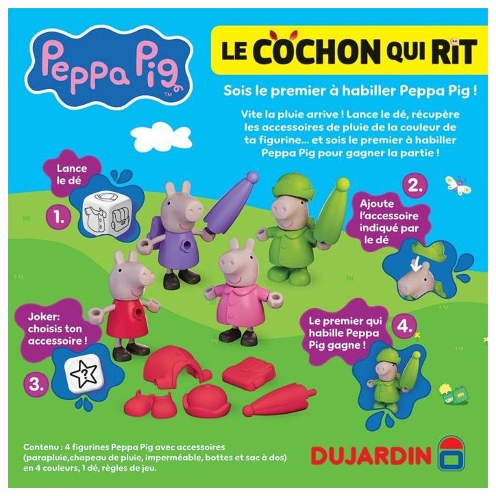Cochon qui rit - Jeu de société - DUJARDIN - Peppa Pig - 2 a 4 joueurs - Des 3 ans Cochon qui rit - Jeu de société - DUJARDIN - Peppa Pig - 2 a 4 joueurs - Des 3 ans
