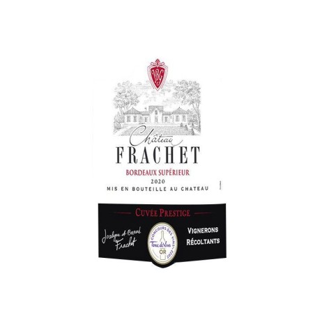 Château Frachet Cuvée Prestige 2020 Bordeaux Supérieur - Vin rouge de Bordeaux