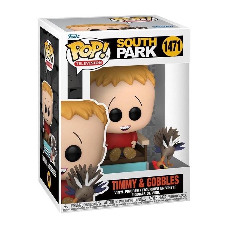 Figurine Funko Pop! Télévision South Park & Buddy - Timmy & Gobbles