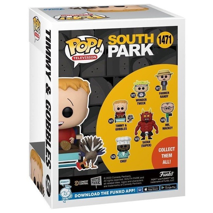 Figurine Funko Pop! Télévision South Park & Buddy - Timmy & Gobbles - 1471