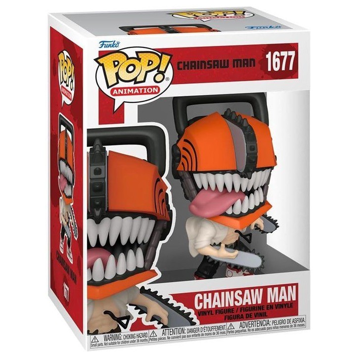 Figurine Funko Pop! Animation Chainsaw Man - Denji en Chainsaw Man - 1677 Figurine Funko Pop! Animation Chainsaw Man - Denji en Chainsaw Man - 1677