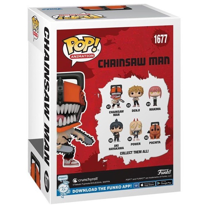 Figurine Funko Pop! Animation Chainsaw Man - Denji en Chainsaw Man - 1677 Figurine Funko Pop! Animation Chainsaw Man - Denji en Chainsaw Man - 1677