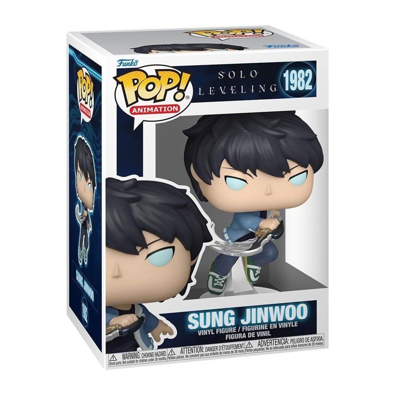 Figurine Funko Pop! Animation Solo Leveling - Sung Jinwoo - 1982 (Chas