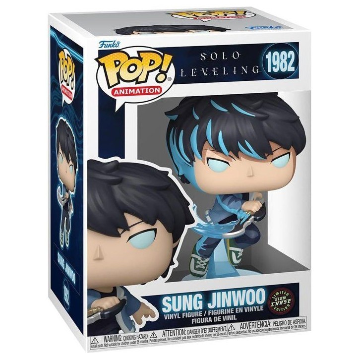 Figurine Funko Pop! Animation Solo Leveling - Sung Jinwoo - 1982 (Chase Édition) Figurine Funko Pop! Animation Solo Leveling - Sung Jinwoo - 1982 (Chase Édition)
