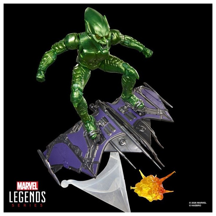 Figurine Bouffon Vert de collection de 15 cm, Mavel Legends Series, Inspirée du film Spider-Man: No Way Home, des 14 ans Figurine Bouffon Vert de collection de 15 cm, Mavel Legends Series, Inspirée du film Spider-Man: No Way Home, des 14 ans
