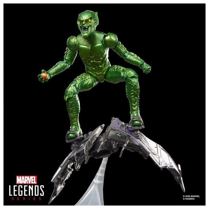 Figurine Bouffon Vert de collection de 15 cm, Mavel Legends Series, Inspirée du film Spider-Man: No Way Home, des 14 ans Figurine Bouffon Vert de collection de 15 cm, Mavel Legends Series, Inspirée du film Spider-Man: No Way Home, des 14 ans