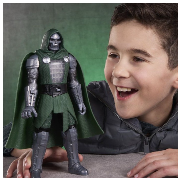 Figurine Docteur Doom électronique de 25 cm, jouets de super-héros pour enfants, Marvel Studios Avengers: Doomsday, des 4 ans Figurine Docteur Doom électronique de 25 cm, jouets de super-héros pour enfants, Marvel Studios Avengers: Doomsday, des 4 ans