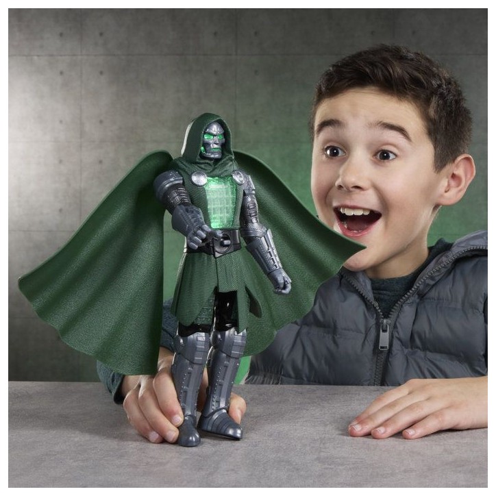 Figurine Docteur Doom électronique de 25 cm, jouets de super-héros pour enfants, Marvel Studios Avengers: Doomsday, des 4 ans Figurine Docteur Doom électronique de 25 cm, jouets de super-héros pour enfants, Marvel Studios Avengers: Doomsday, des 4 ans