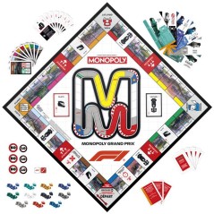 Monopoly Formula 1, jeu de société de plateau, 2 a 4 joueurs, jeux p