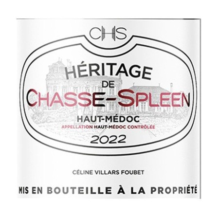 Héritage de Chasse-Spleen 2021 Haut-Médoc - Vin rouge de Bordeaux