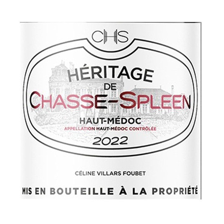 Héritage de Chasse-Spleen 2021 Haut-Médoc - Vin rouge de Bordeaux