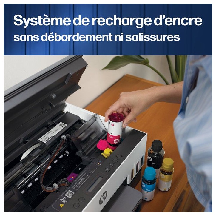 Imprimante Multifonction - HP - Smart Tank 7006 – Wi-Fi et Bluetooth - Réservoir d'encre – Couleurs Imprimante Multifonction - HP - Smart Tank 7006 – Wi-Fi et Bluetooth - Réservoir d'encre – Couleurs