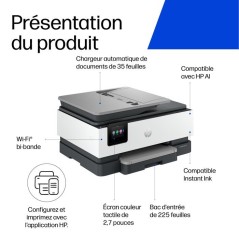 Imprimante tout-en-un HP OfficeJet Pro 8125 - Jet d'encre couleur - Re