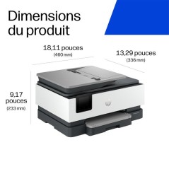 Imprimante tout-en-un HP OfficeJet Pro 8125 - Jet d'encre couleur - Re