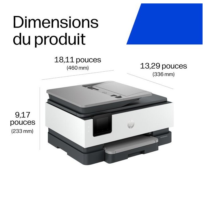 Imprimante tout-en-un HP OfficeJet Pro 8125 - Jet d'encre couleur - Recto verso automatique Imprimante tout-en-un HP OfficeJet Pro 8125 - Jet d'encre couleur - Recto verso automatique