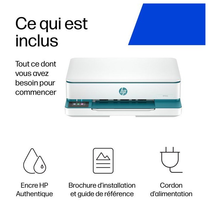 Imprimante tout-en-un HP Envy 6122 Jet d'encre couleur - Copie Scan - Recto verso automatique