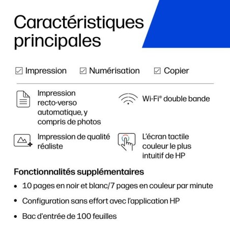 Imprimante tout-en-un HP Envy 6110 Jet d'encre couleur - Copie Scan - Recto verso automatique