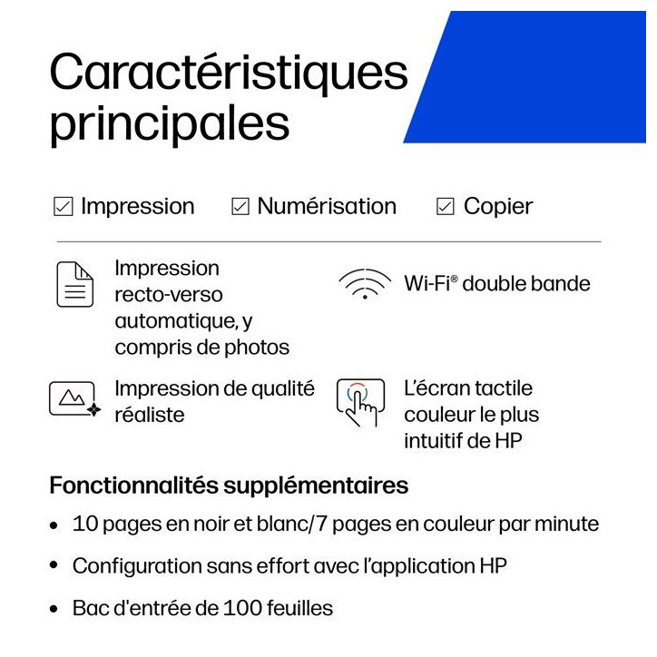 Imprimante tout-en-un HP Envy 6110 Jet d'encre couleur - Copie Scan - Recto verso automatique Imprimante tout-en-un HP Envy 6110 Jet d'encre couleur - Copie Scan - Recto verso automatique