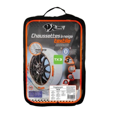 XL PERFORM TOOLS Chaussettes a Neige, Chaînes textiles TX3