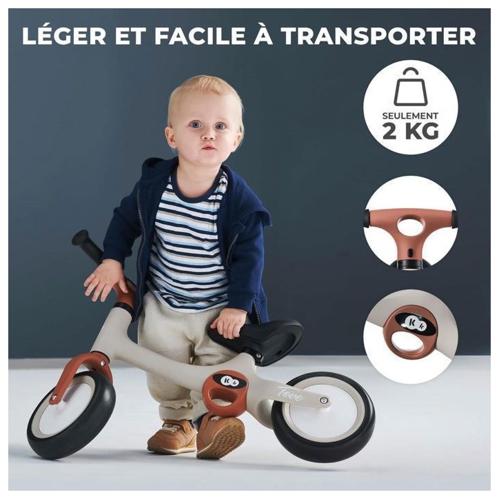 Draisienne bébé - KINDERKRAFT - TOVE - Roues EVA - Jusqu'a 25 kg - Légere