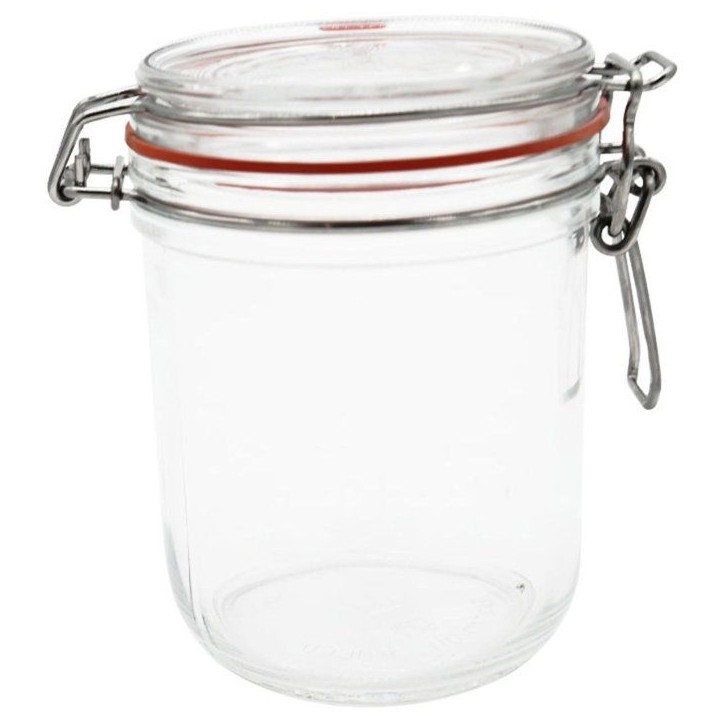 Bocaux a armature - LE PRATIQUE - 7606 - 500 ml - Pack de 6 - Couteau multifonctions offert