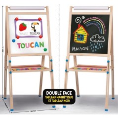 Tableau évolutif - LISCIANI - Montessori - Grand tableau en bois - R
