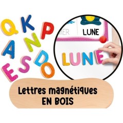 Tableau évolutif - LISCIANI - Montessori - Grand tableau en bois - R