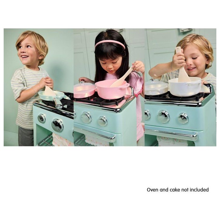 Little Tikes - Sweet Spaces - Service poeles et casseroles - Vert d'eau - Accessoires - Batterie de cuisine - 3 ans Little Tikes - Sweet Spaces - Service poeles et casseroles - Vert d'eau - Accessoires - Batterie de cuisine - 3 ans