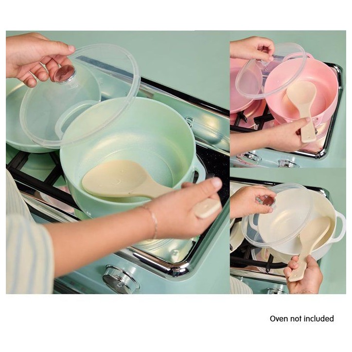 Little Tikes - Sweet Spaces - Service poeles et casseroles - Vert d'eau - Accessoires - Batterie de cuisine - 3 ans Little Tikes - Sweet Spaces - Service poeles et casseroles - Vert d'eau - Accessoires - Batterie de cuisine - 3 ans