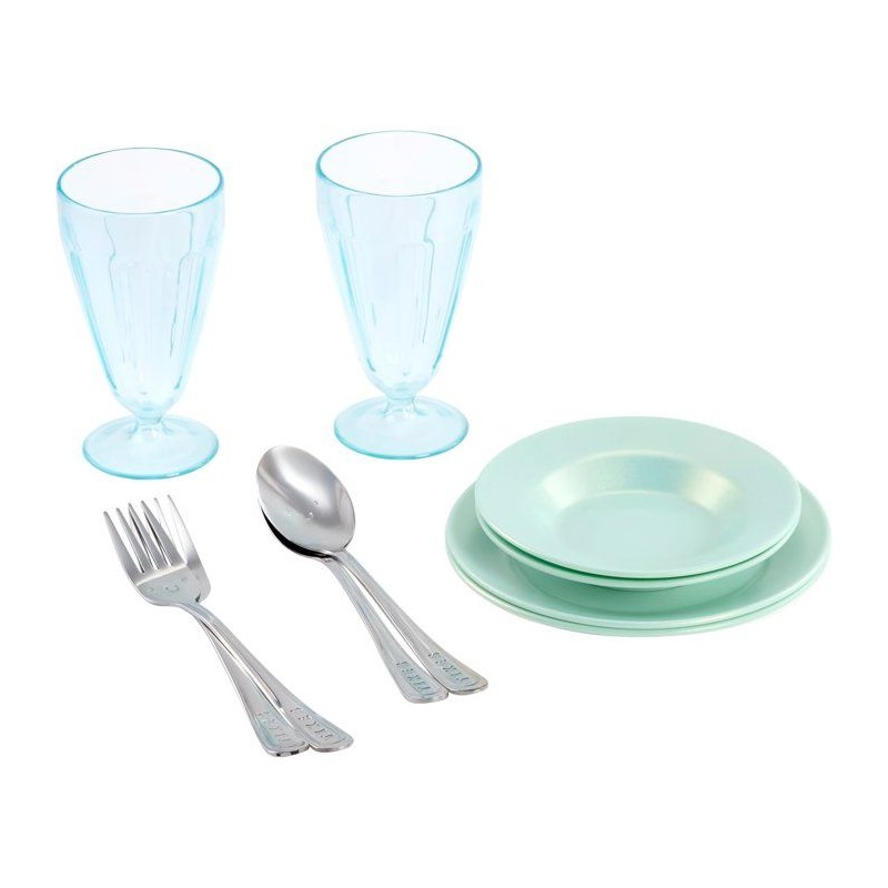 Little Tikes - Sweet Spaces - Service a vaisselle - Vert d'eau - Assie