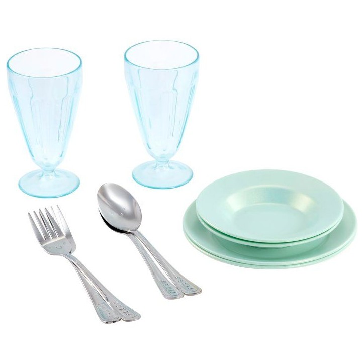 Little Tikes - Sweet Spaces - Service a vaisselle - Vert d'eau - Assiettes et tasses - Accessoires cuisine - 3 ans Little Tikes - Sweet Spaces - Service a vaisselle - Vert d'eau - Assiettes et tasses - Accessoires cuisine - 3 ans