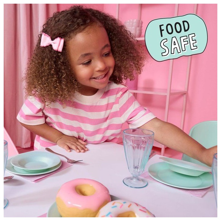 Little Tikes - Sweet Spaces - Service a vaisselle - Vert d'eau - Assiettes et tasses - Accessoires cuisine - 3 ans Little Tikes - Sweet Spaces - Service a vaisselle - Vert d'eau - Assiettes et tasses - Accessoires cuisine - 3 ans