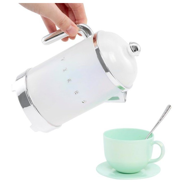 Little Tikes - Sweet Spaces - Service a thé - Vert d'eau - Bouilloire fonctionnelle - Tasses et accessoires thé - 3 ans