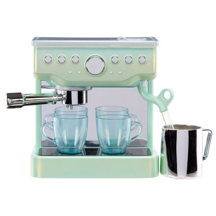 Little Tikes - Sweet Spaces - Machine a espresso - Vert d'eau - Tasses fonctionnelles - Accessoires café - 3 ans