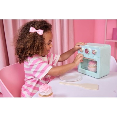 Little Tikes - Sweet Spaces - Four jouet - Vert d'eau - Cupcakes qui changent de couleur - Accessoires pâtisserie - 3 ans