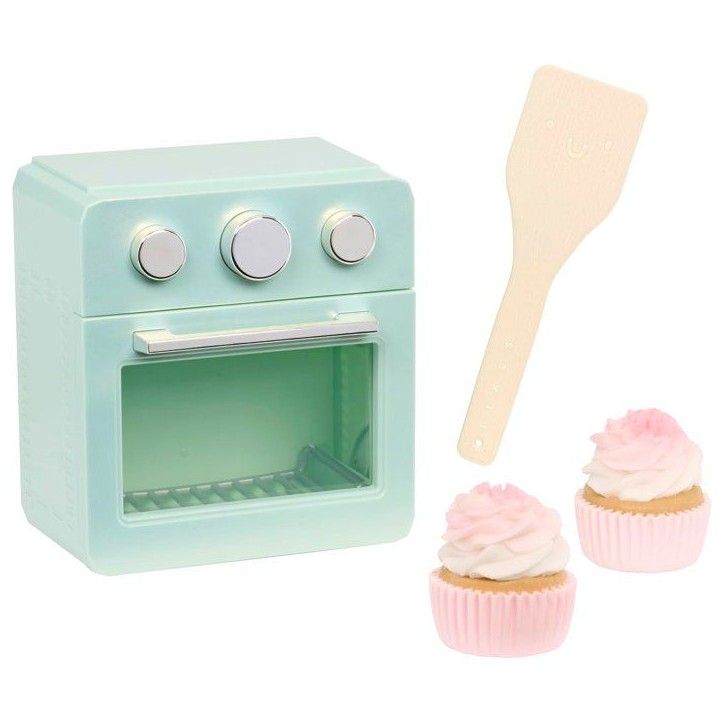 Little Tikes - Sweet Spaces - Four jouet - Vert d'eau - Cupcakes qui changent de couleur - Accessoires pâtisserie - 3 ans