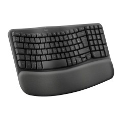 Clavier - Sans fil - Logitech - Wave Keys - AZERTY - Blanc