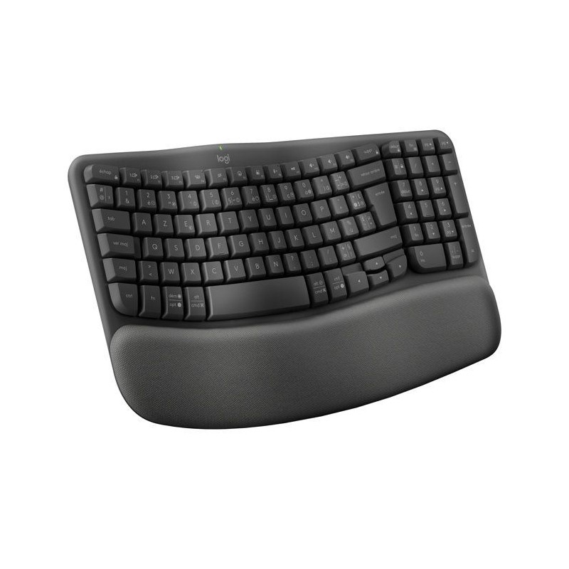 Clavier - Sans fil - Logitech - Wave Keys - AZERTY - Blanc