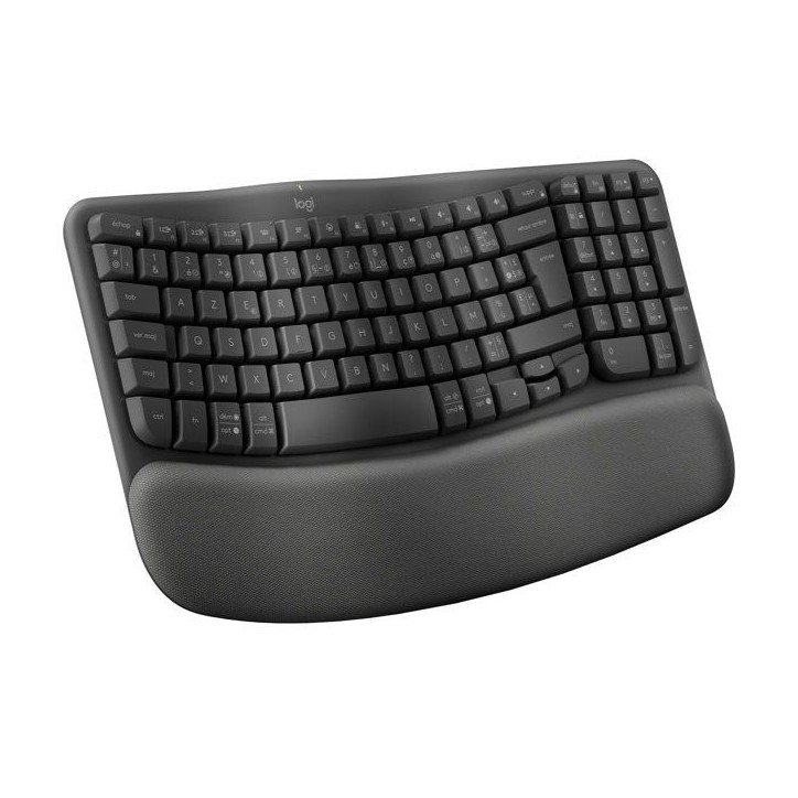 Clavier - Sans fil - Logitech - Wave Keys - AZERTY - Blanc