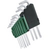 Bosch Set de 9 clés Torx (clés multitâches en acier S2 TX8-TX40 cô
