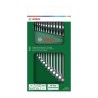 Bosch Set de 15 clés mixtes (clés plates robustes universelles métr