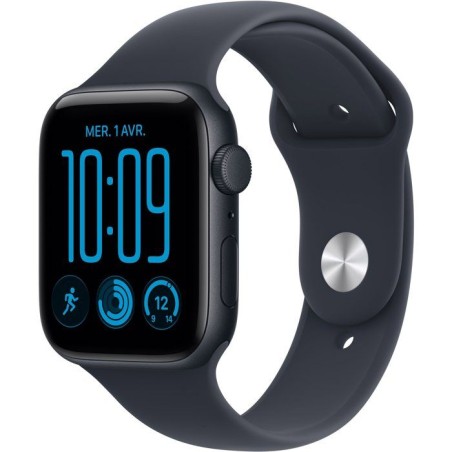 APPLE Watch SE 3 GPS - 44mm - Boîtier Midnight Aluminium - Bracelet N