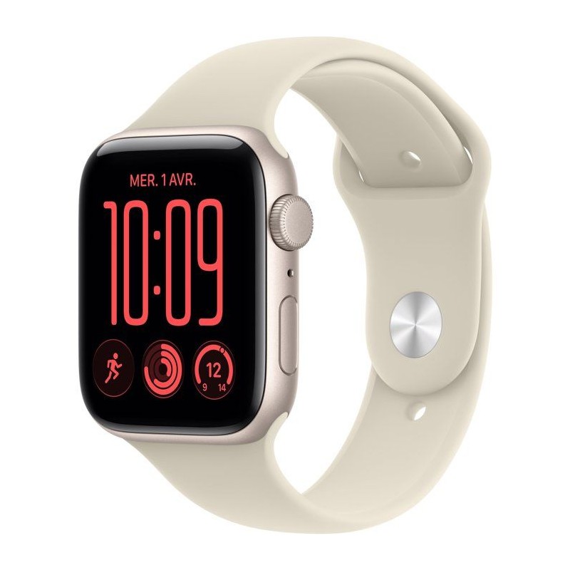 APPLE Watch SE 3 GPS + Cellular - 44mm - Boîtier Starlight Aluminium