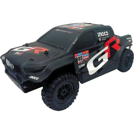 Voiture radiocommandée - MONDO MOTORS - Toyota Hilux Dakar - échelle 1:10 - batterie rechargeable - toutes directions