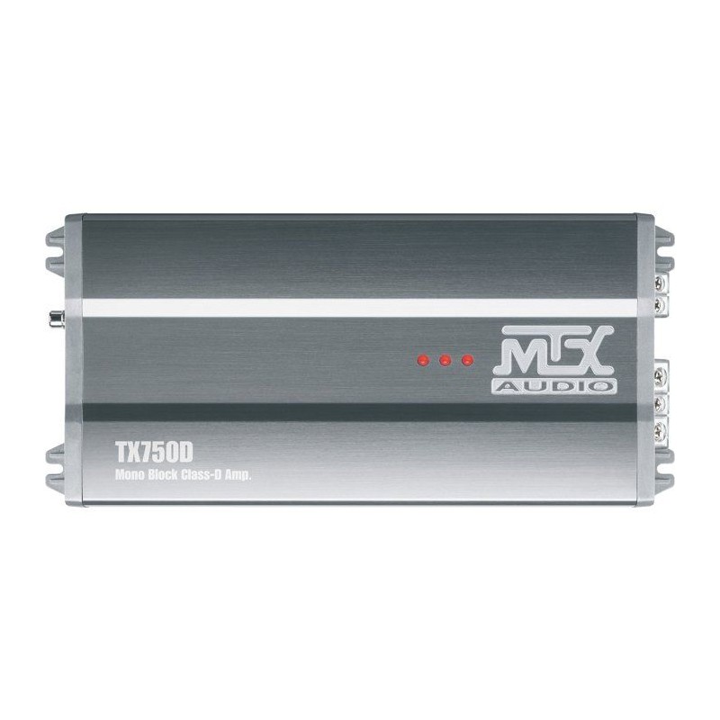 Amplificateur voiture mono classe D - MTX AUDIO - TX750D - 750 W RMS -