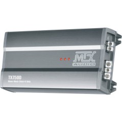 Amplificateur voiture mono classe D - MTX AUDIO - TX750D - 750 W RMS - Compatible 1 O - Télécommande EBC