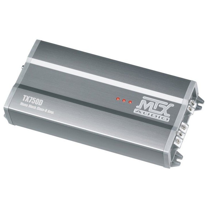 Amplificateur voiture mono classe D - MTX AUDIO - TX750D - 750 W RMS - Compatible 1 O - Télécommande EBC Amplificateur voiture mono classe D - MTX AUDIO - TX750D - 750 W RMS - Compatible 1 O - Télécommande EBC