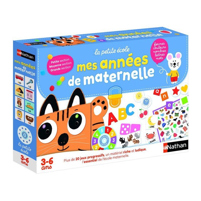 Mes années de maternelle - Jeu éducatif - NATHAN - Des 3 ans