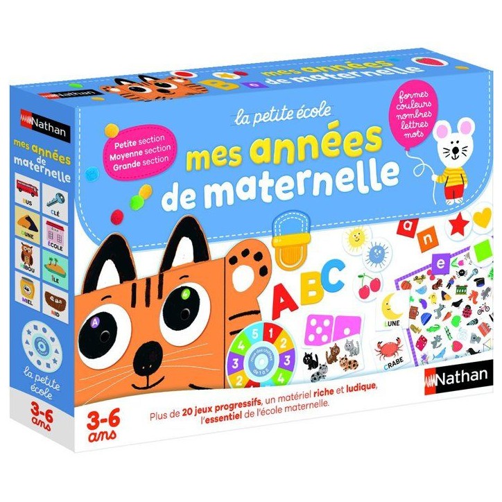 Mes années de maternelle - Jeu éducatif - NATHAN - Des 3 ans
